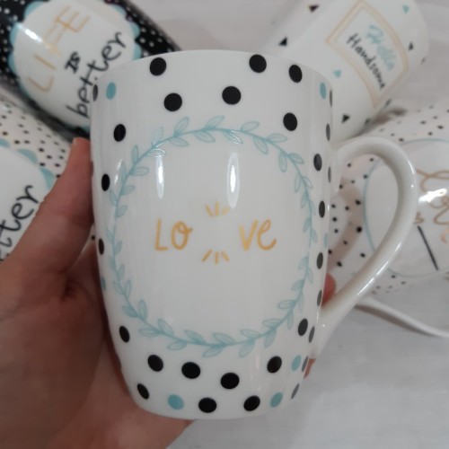 Taza cerámica love