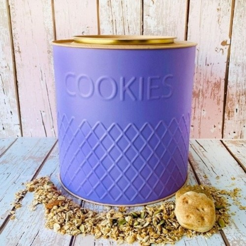 Lata Cookie grande lila