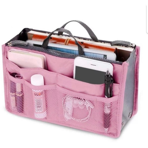 Organizador de cartera rosa