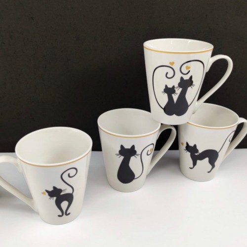 Taza cerámica gatitos
