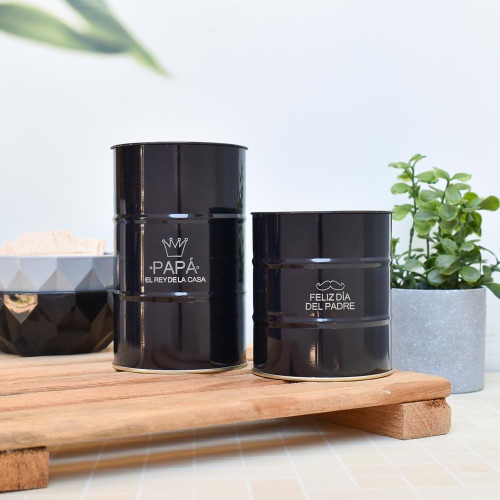 Set latas papa negras