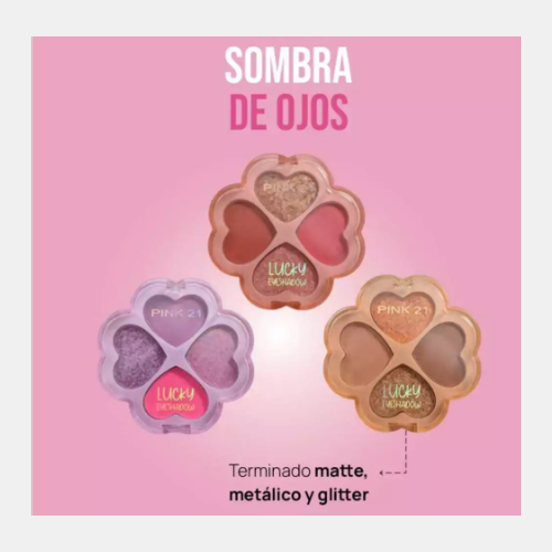 Sombra ojos lucky pink 21