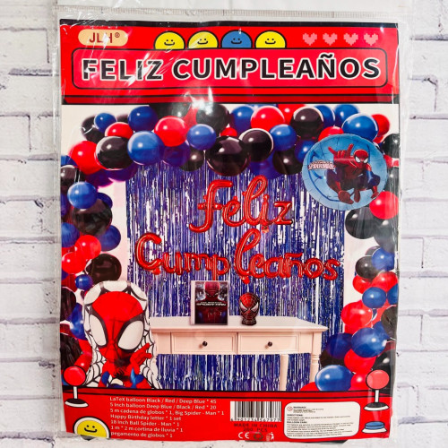 Globos spiderman 32 piezas