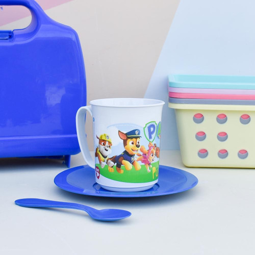 Combo taza mas plato paw patrol