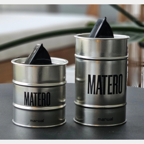 Set latas matero plata