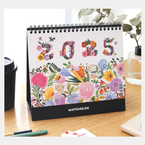 Calendario premium flores