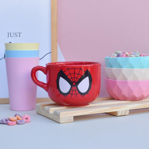 Tazon ceramica spiderman