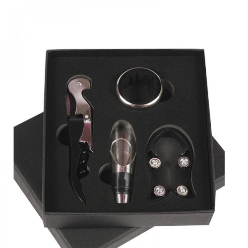 Accesorios vino x 4 en caja
