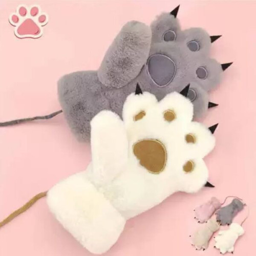 Guantes garritas peluche