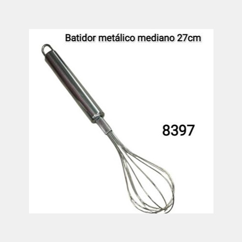 Batidor acero mediano 27cm