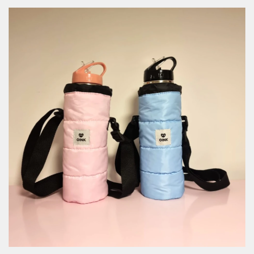 Porta botella puffy oink