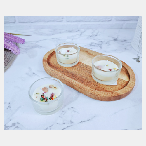 Vela de soja aromatica