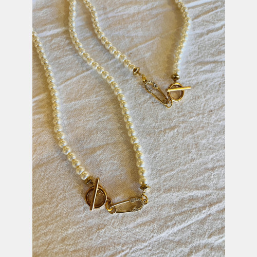 Collar alfiler pearl