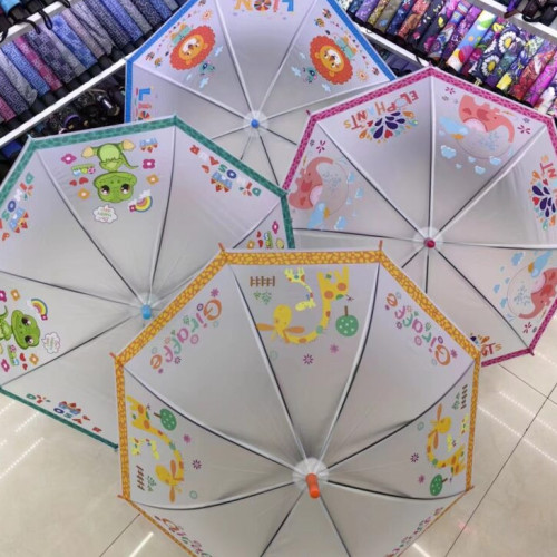 Paragua infantil transparente