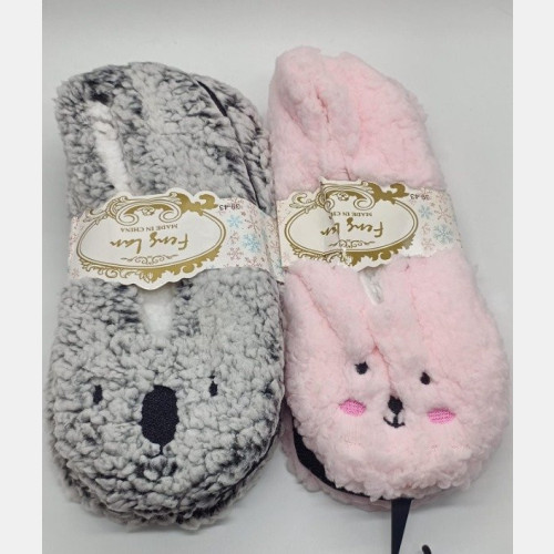 Pantufla corderito osito talle unico