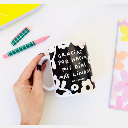 Taza ceramica dias mas lindos