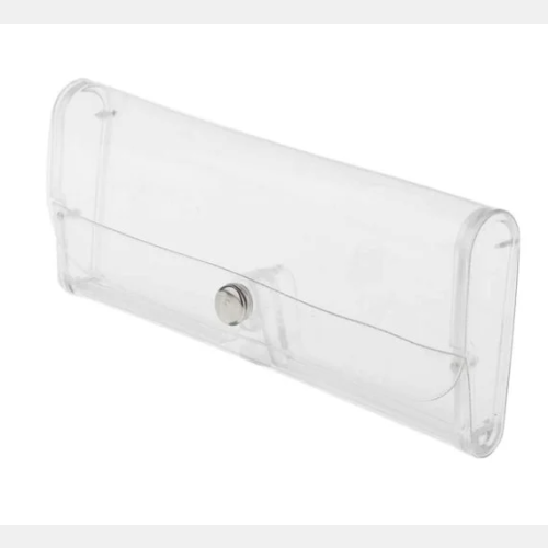 Estuche para anteojos transparente