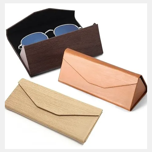 Estuche para anteojos simil madera plegable