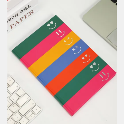 Cuaderno A5  rallado colores