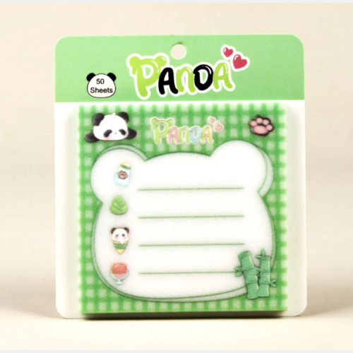 Notas adhesivas panda