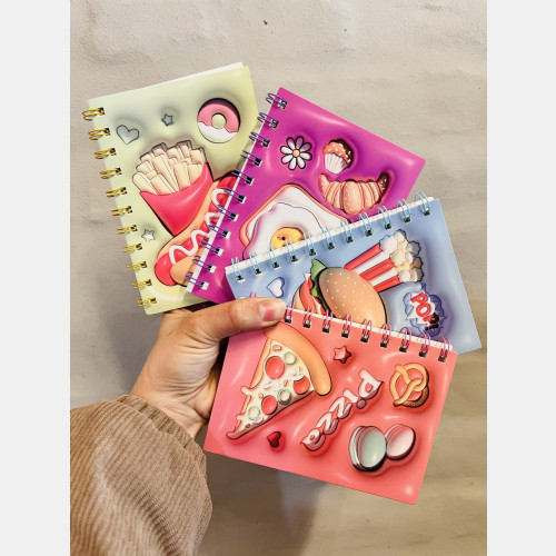 Cuaderno A6 tapa blanda rallado