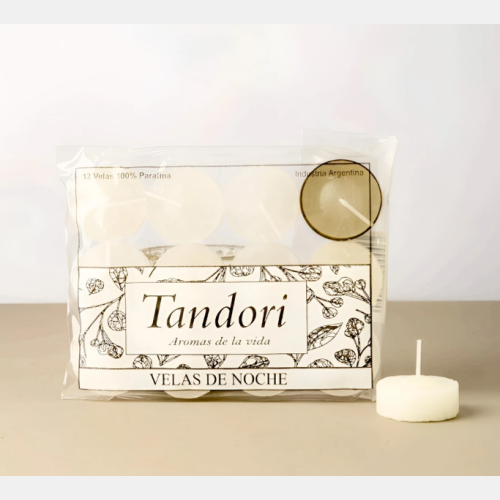 Velas hornito x 12 tandori