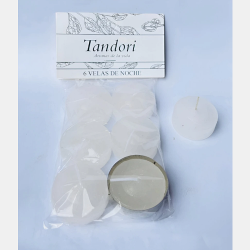 Velas hornito x 6 tandori