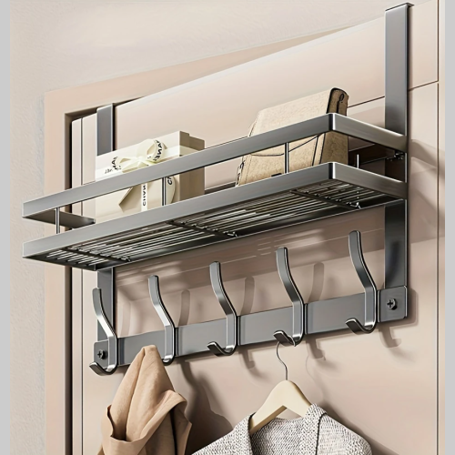 Estante colgante con ganchos para puerta