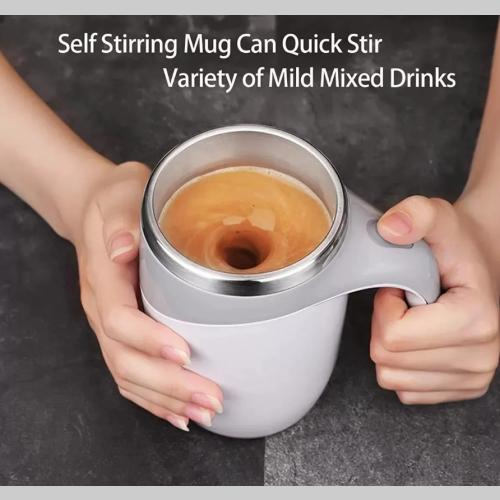Taza termica con batidor