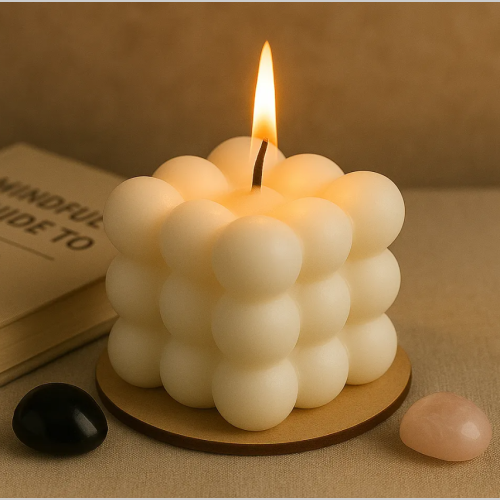 Vela aromatica cubo