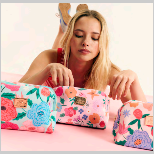 Neceser ecocuero pink