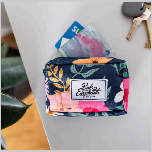Monederos mini neceser pink