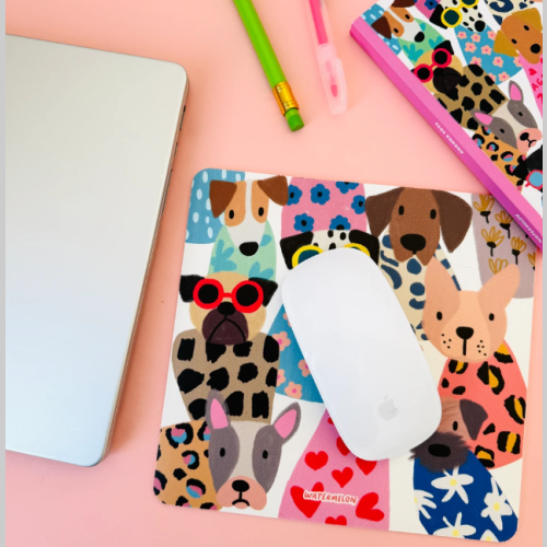 Mouse pad huellitas