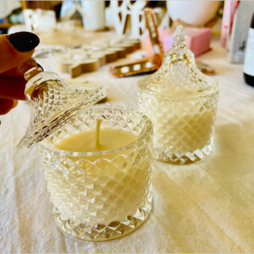 Vela de soja caramelera chica