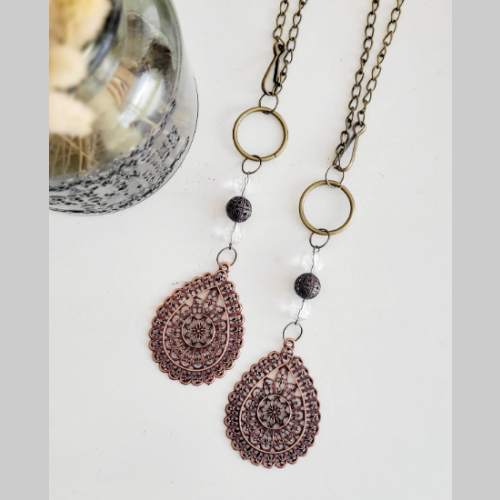 Sujeta cortina mandala x 2