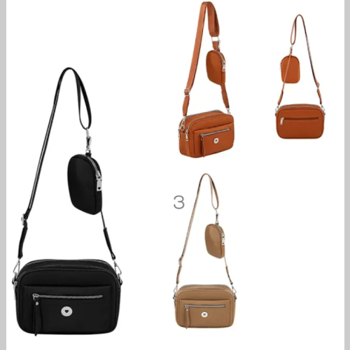 Morral con monedero trendy