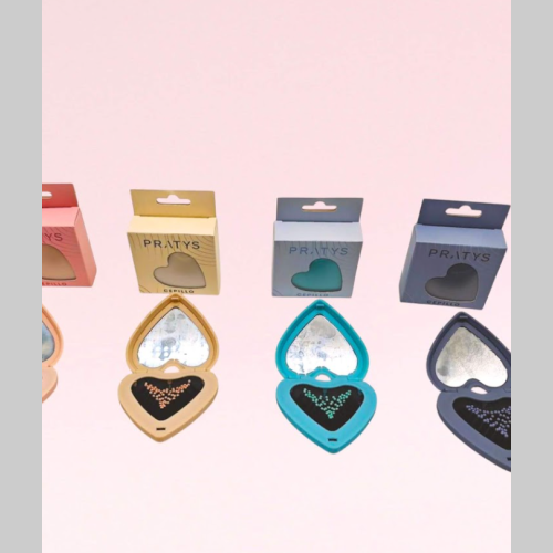 Cepillo plegable corazon