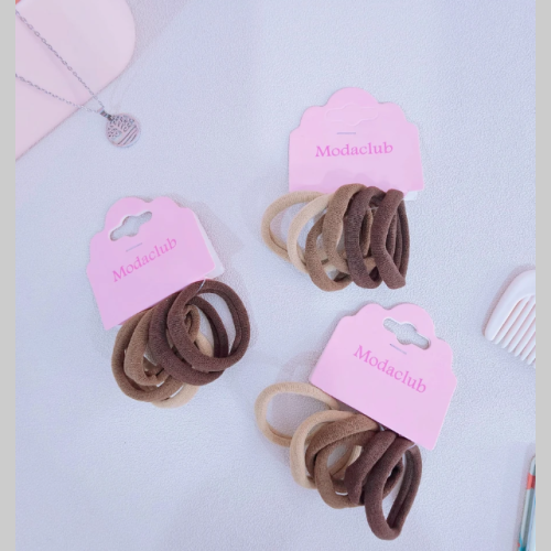 Colitas marrones x 6