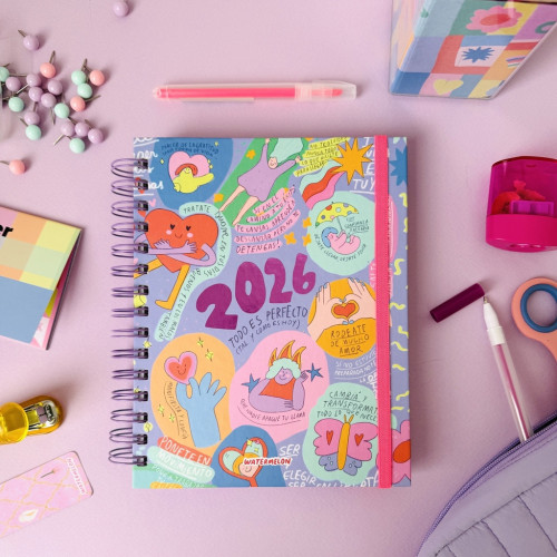 Agenda diaria todo es perfecto