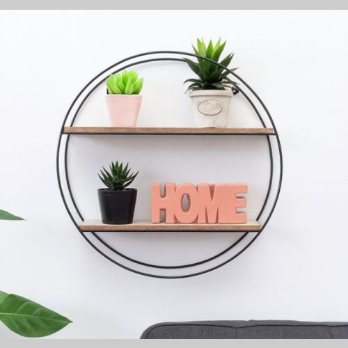 Estante flotante circular