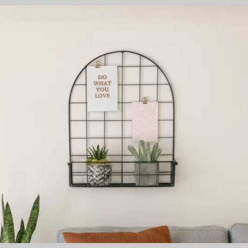 Estante flotante red con canasto