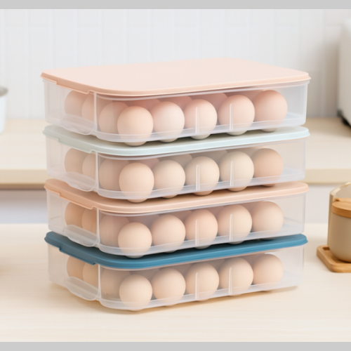 Huevera con tapa 20 cavidades