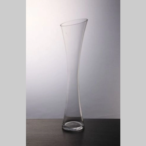 Florero vidrio alto