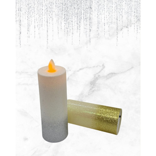 Vela led a pilas 13.5cm