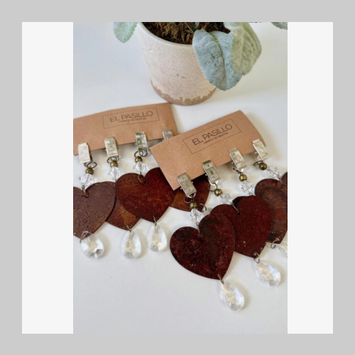 Pesitas corazon siena x 4