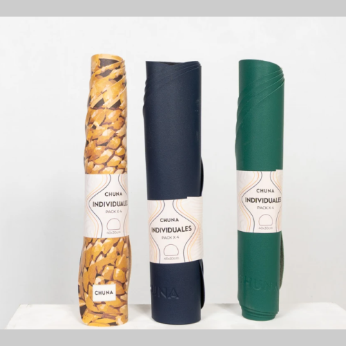 Individuales cuerina x 4