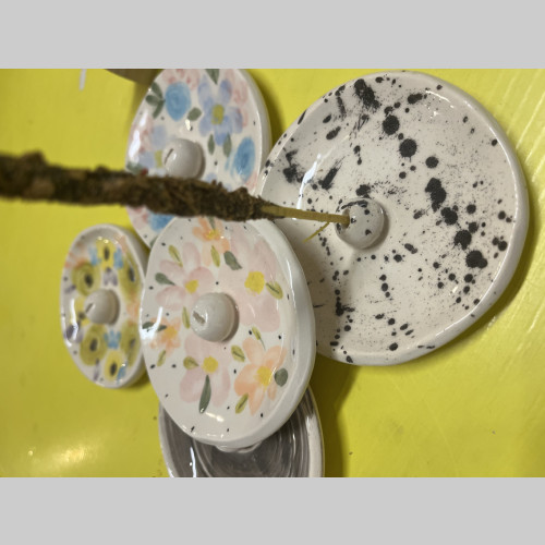 Porta sahumerio ceramica gres