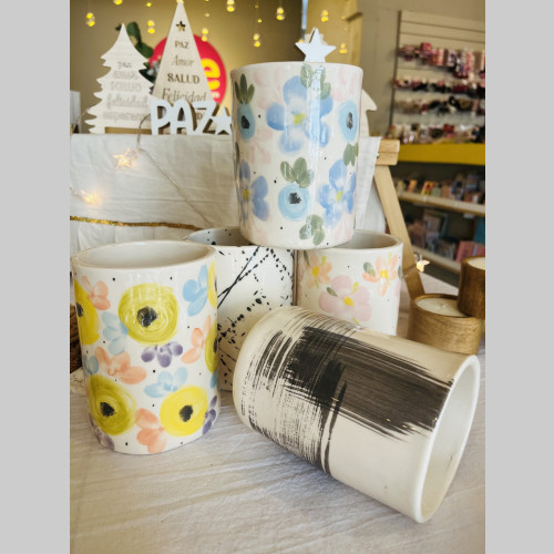 Porta utensilios ceramica gres