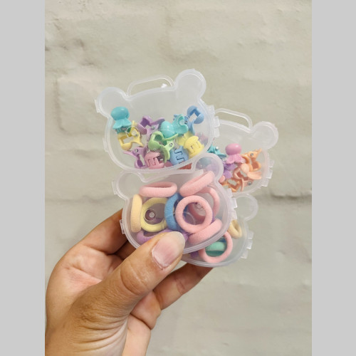 Set broches y colitas osito