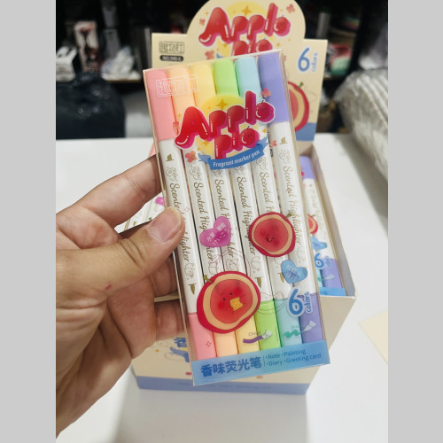 Resaltadores *6 apple